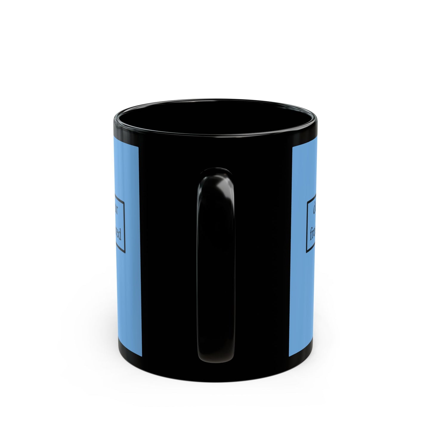 don't assume your freedoms are assured Black font Light Blue Mug by theGreenDragonTavern.shop