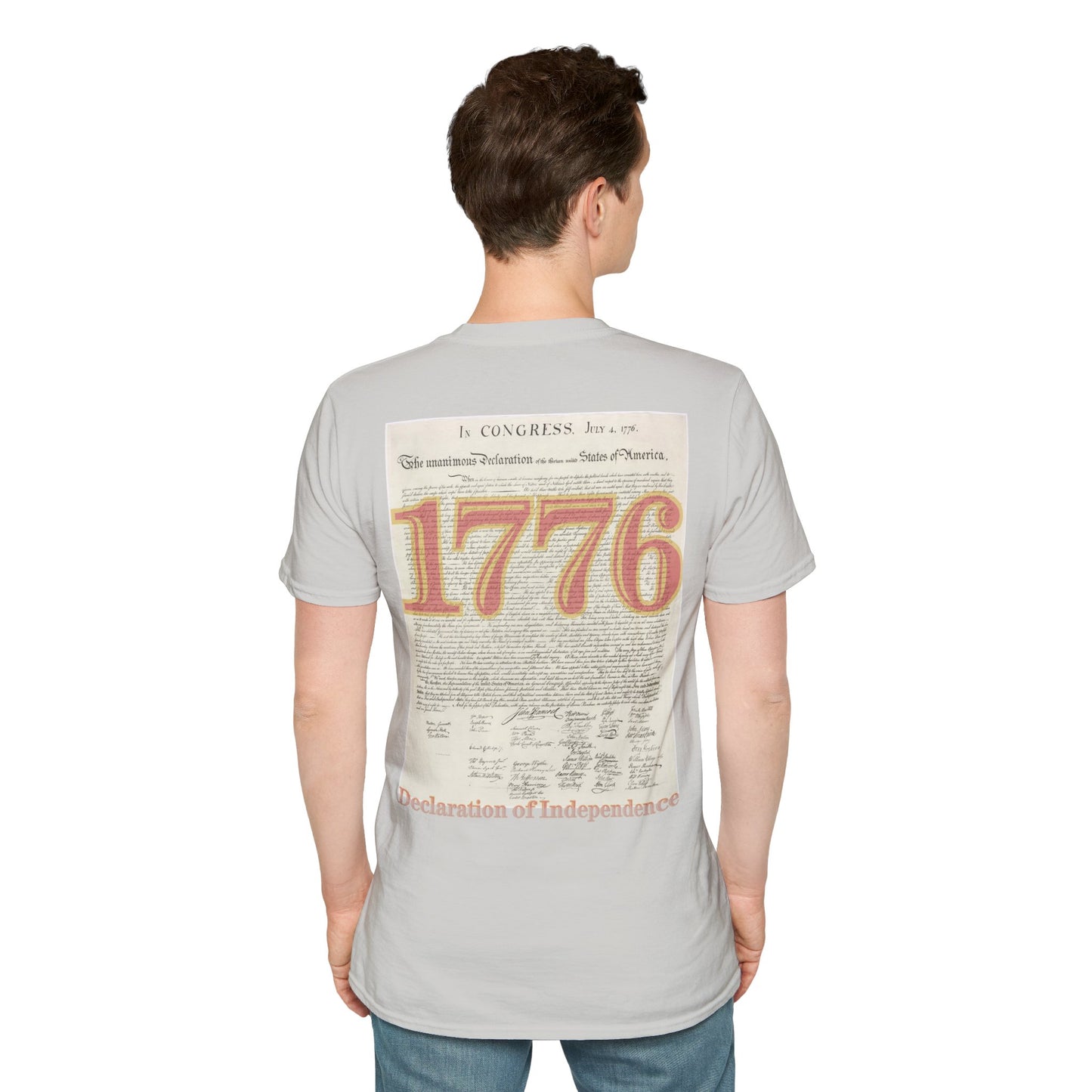 Declaration of Independence Light colors Unisex T-Shirt by theGreenDragonTavern.shop