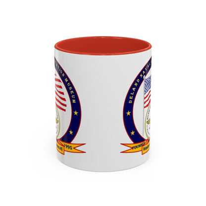 DeLand Naval Air Station Museum White Accent Mug by theGreenDragonTavern.shop