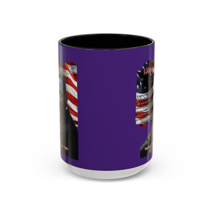 "I Have a Dream" MLKJr Purple Accent Mug by theGreenDragonTavern.shop