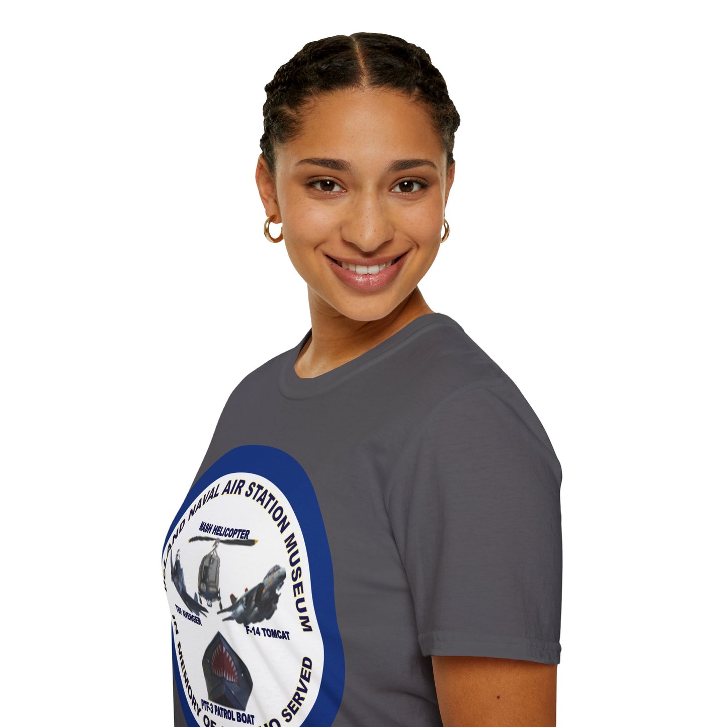 DNASM Student Art Navy Frame Darker colors Unisex T-Shirt by theGreenDragonTavern.shop