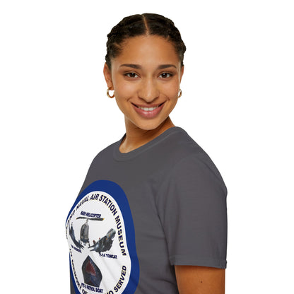 DNASM Student Art Navy Frame Darker colors Unisex T-Shirt by theGreenDragonTavern.shop