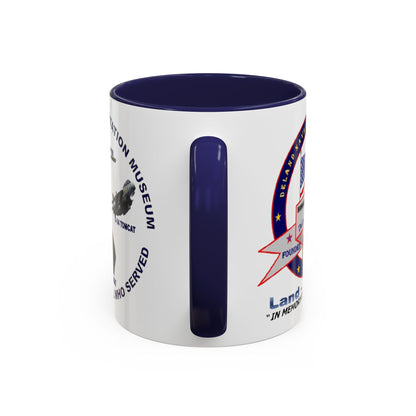 DNASM 2-sided, Founding & Student Art White Accent Mug by theGreenDragonTavern.shop