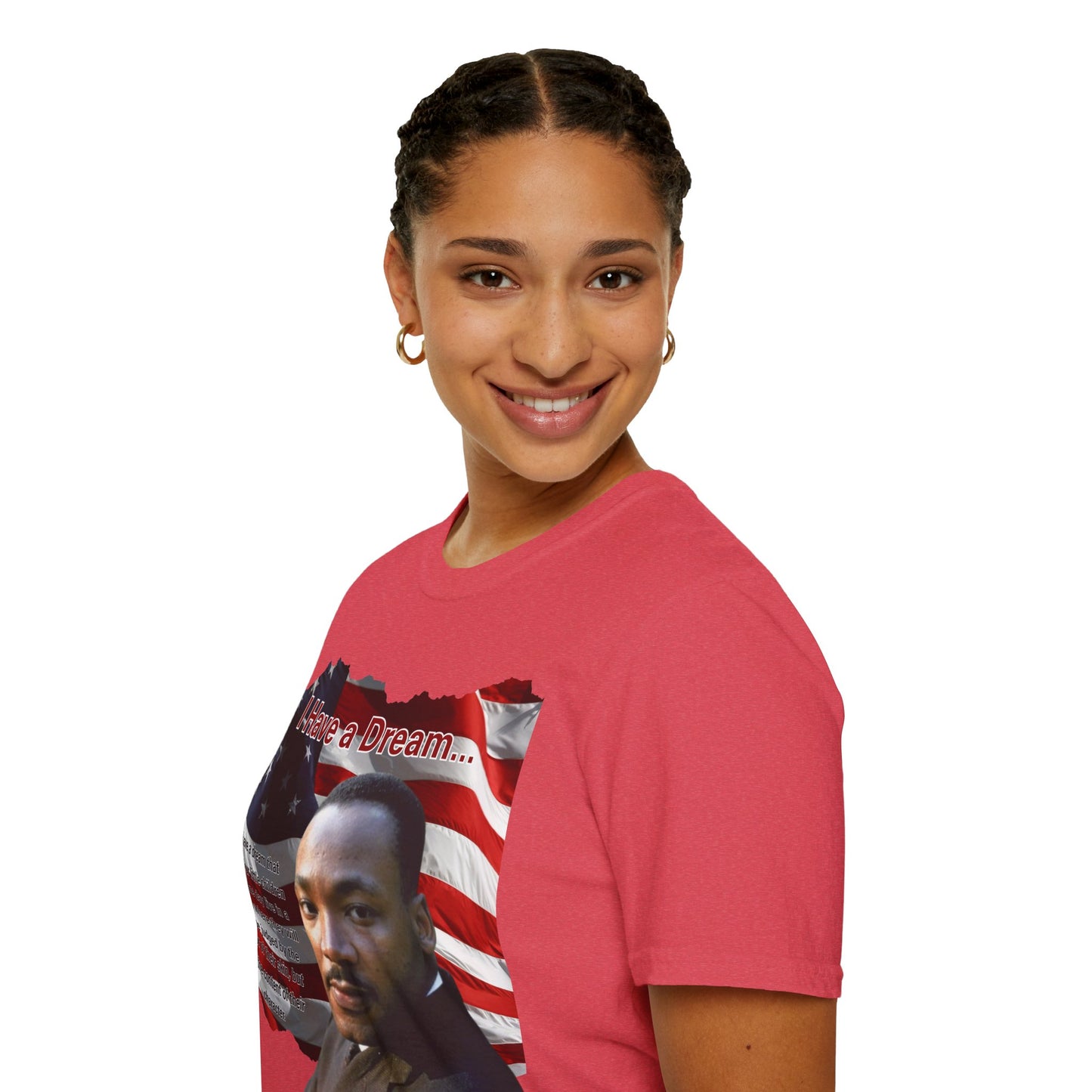 "I Have a Dream" MLKJr Light colors Unisex T-Shirt by theGreenDragonTavern.shop