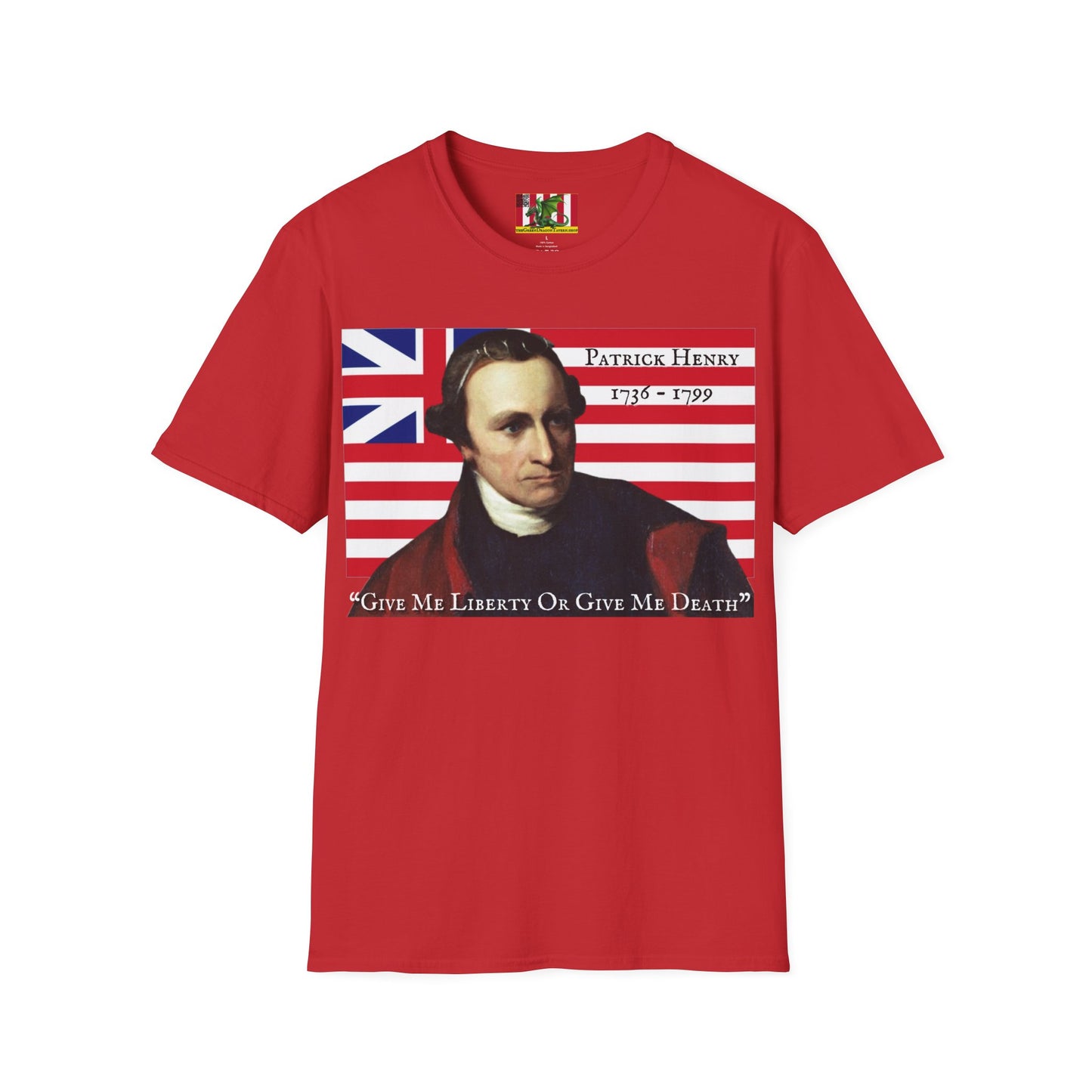 Patrick Henry Light colors Unisex T-Shirt by theGreenDragonTavern.shop