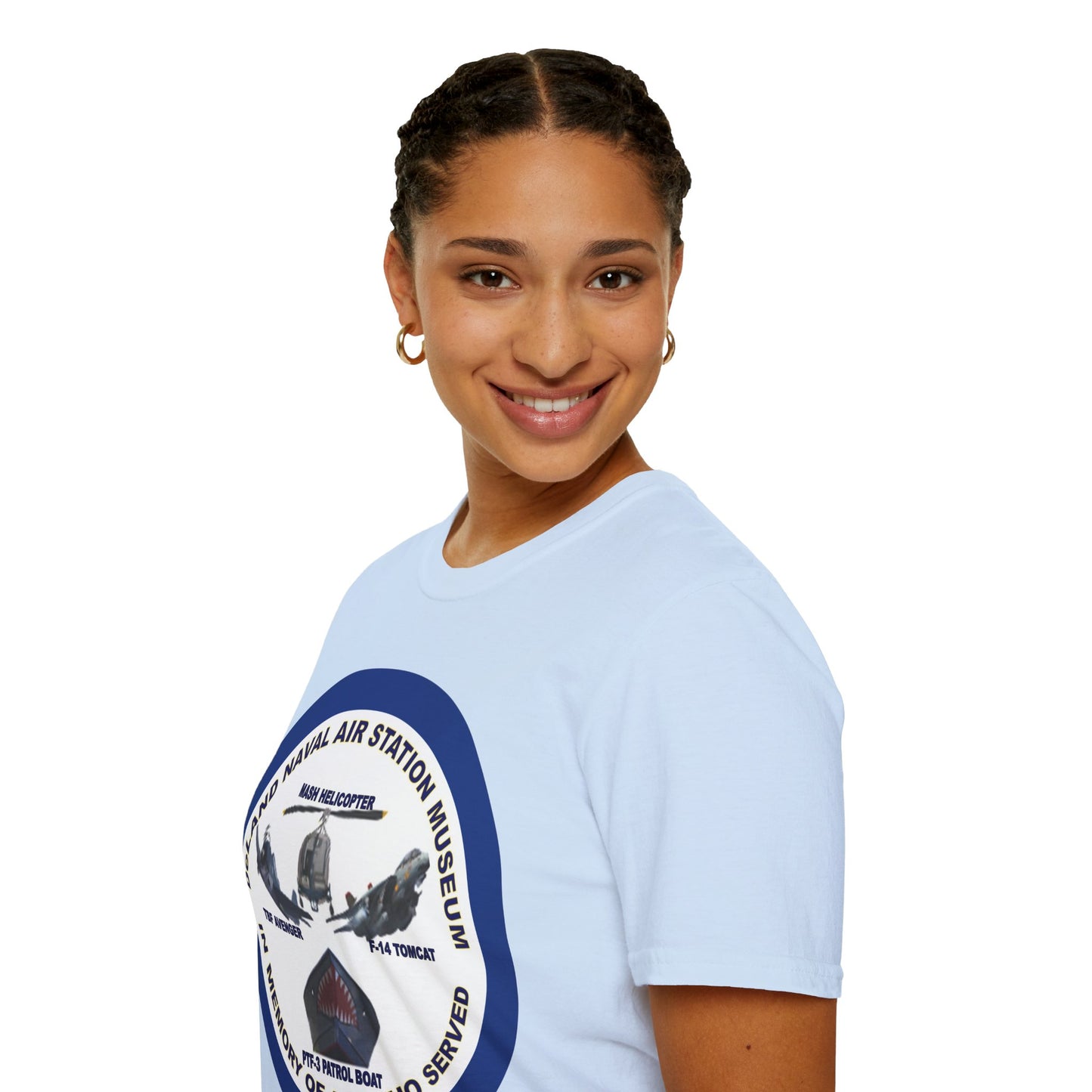 DNASM Student Art Navy Frame Lighter colors Unisex T-Shirt by theGreenDragonTavern.shop