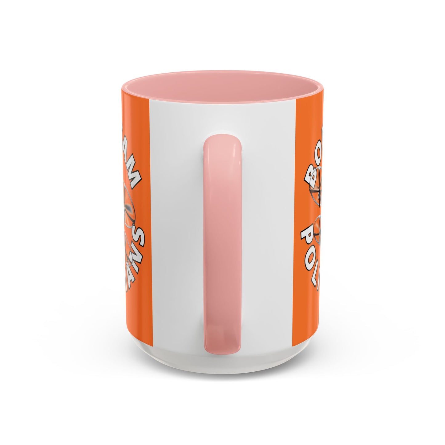 Bodycam the Politicians Drone Orange Accent Mug by theGreenDragonTavern.shop