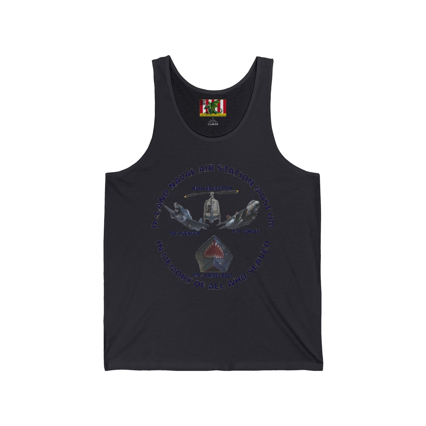 DNASM Student Art Unisex Jersey Tank Top by theGreenDragonTavern.shop