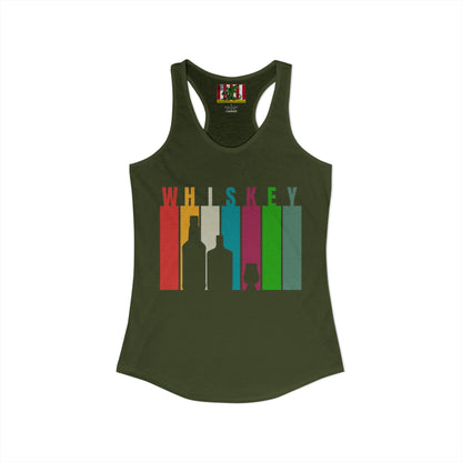Whiskey spelled with an 'e' Women's Racerback Tank Top by theGreenDragonTavern.shop