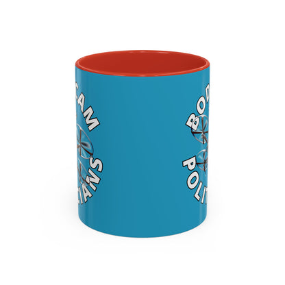 Bodycam the Politicians Drone Turquoise Accent Mug by theGreenDragonTavern.shop