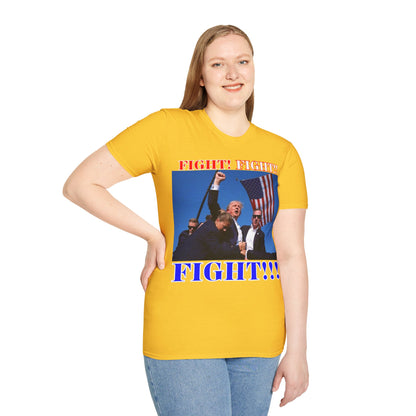 FIGHT! FIGHT!! FIGHT!!! Light colors Unisex T-Shirt by theGreenDragonTavern.shop