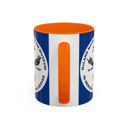 DNASM Student Art Blue Accent Mug by theGreenDragonTavern.shop