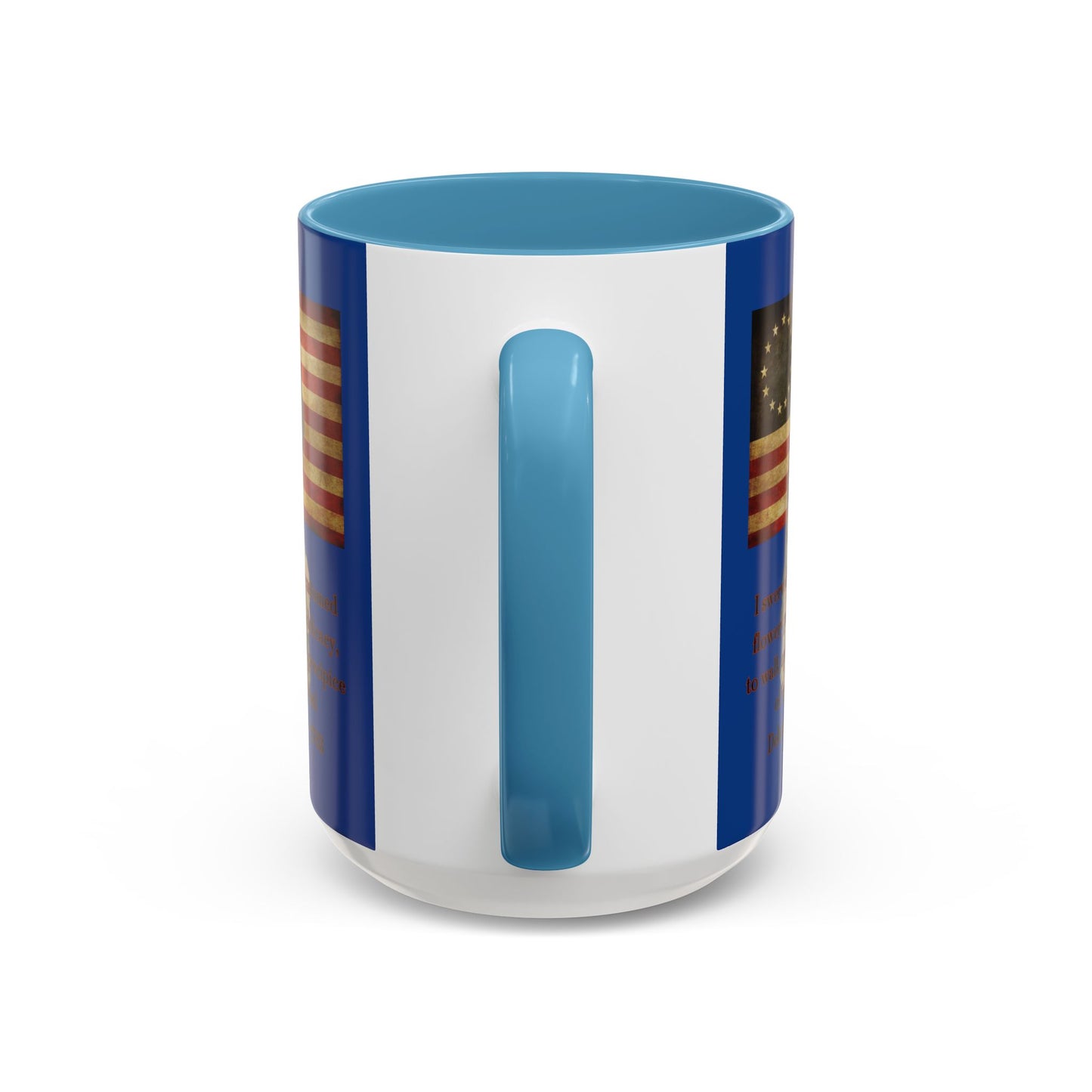 Deborah Sampson, America's Mulan Dark Blue Accent Mug by theGreenDragonTavern.shop