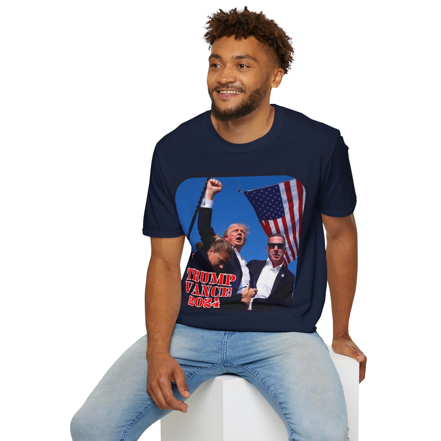 Trump and Vance 2024 Dark colors Unisex T-Shirt by theGreenDragonTavern.shop