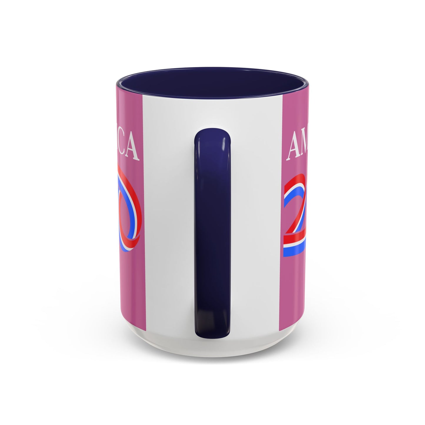 America 250 Pink Accent Mug by theGreenDragonTavern.shop