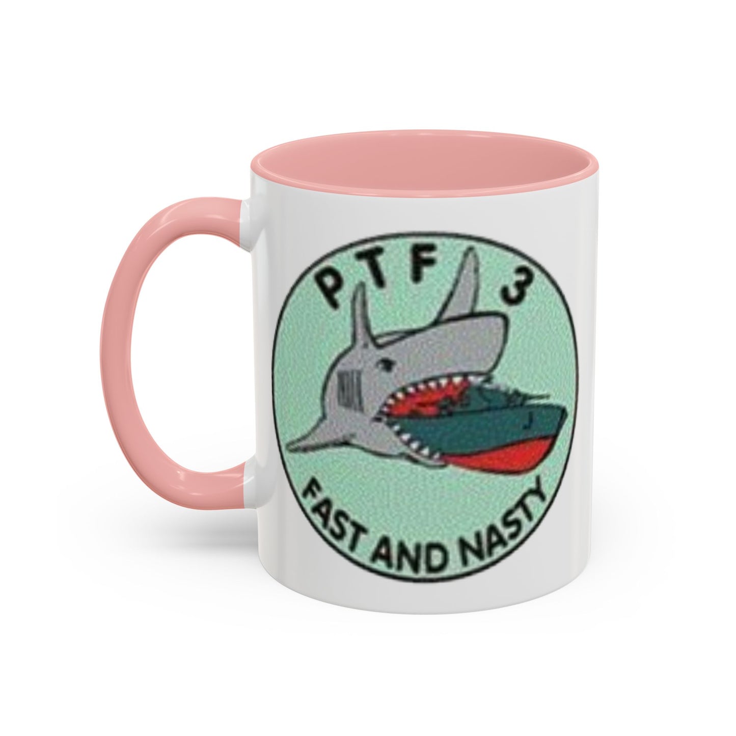 DNASM PTF-3 White Accent Mug by theGreenDragonTavern.shop