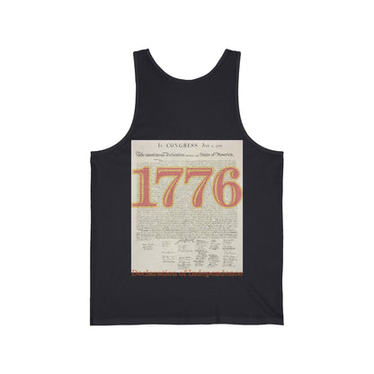 Declaration of Independence Unisex Jersey Tank Top by theGreenDragonTavern.shop