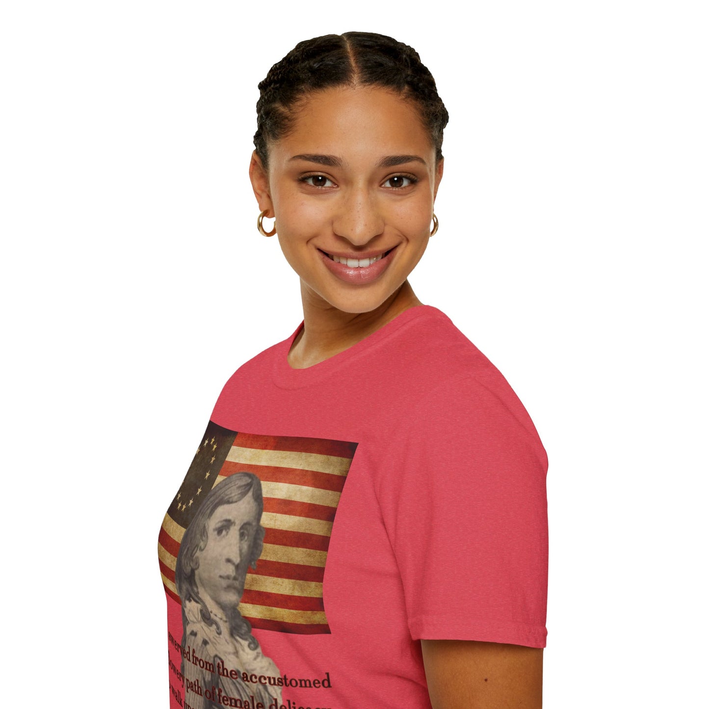 Deborah Sampson, America's Mulan Light colors Unisex T-Shirt by theGreenDragonTavern.shop