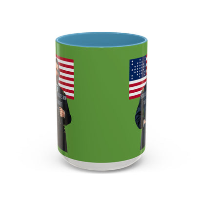 "Traitors and Patriots" Ulysses Grant Green Accent Mug by theGreenDragonTavern.shop