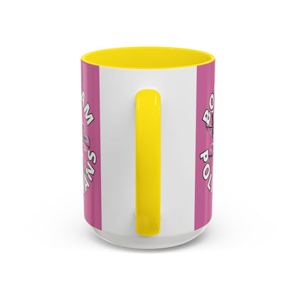 Bodycam the Politicians Drone Pink Accent Mug by theGreenDragonTavern.shop
