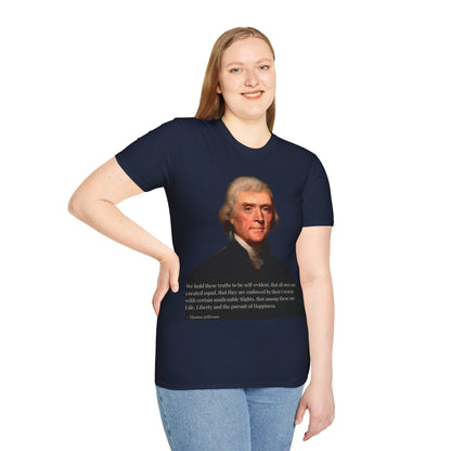 We hold these truths to be self-evident Dark colors Unisex T-Shirt by theGreenDragonTavern.shop