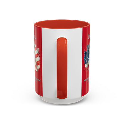 Ronald Reagan Freedom Vendetta Red Accent Mug by theGreenDragonTavern.shop