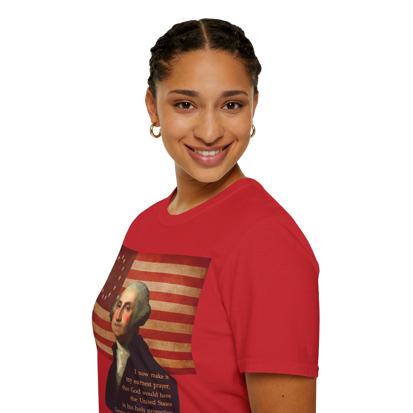 Washington's Earnest Prayer Light colors Unisex T-Shirt by theGreenDragonTavern.shop