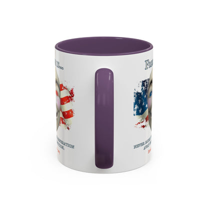 Ronald Reagan Freedom Vendetta White Accent Mug by theGreenDragonTavern.shop