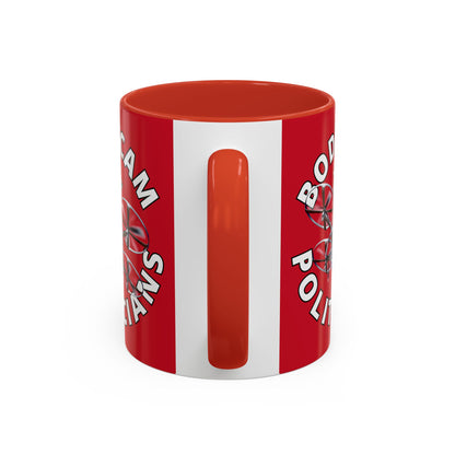 Bodycam the Politicians Drone Red Accent Mug by theGreenDragonTavern.shop