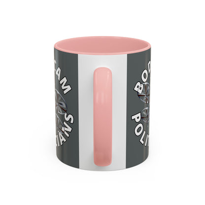 Bodycam the Politicians Drone Grey Accent Mug by theGreenDragonTavern.shop