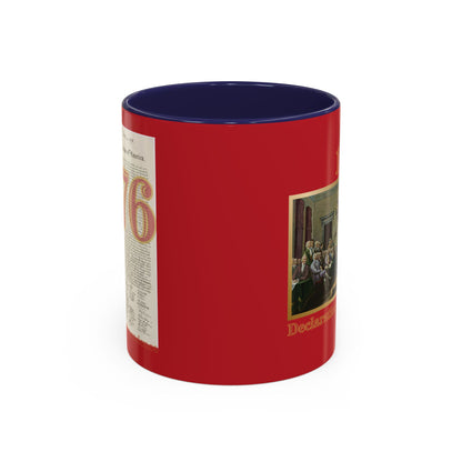 Declaration of Independence Red Accent Mug by theGreenDragonTavern.shop