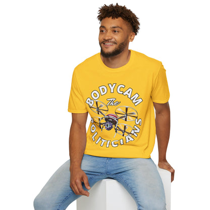 Bodycam the Politicians Drone Light colors Unisex T-Shirt by theGreenDragonTavern.shop