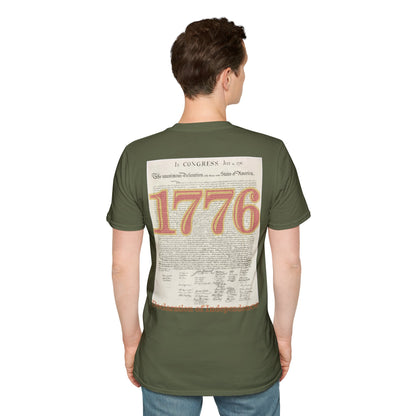Declaration of Independence Dark colors Unisex T-Shirt by theGreenDragonTavern.shop
