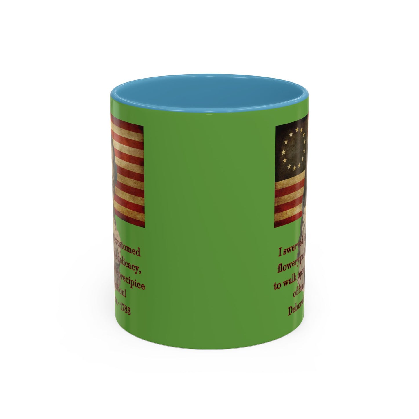 Deborah Sampson, America's Mulan Green Accent Mug by theGreenDragonTavern.shop