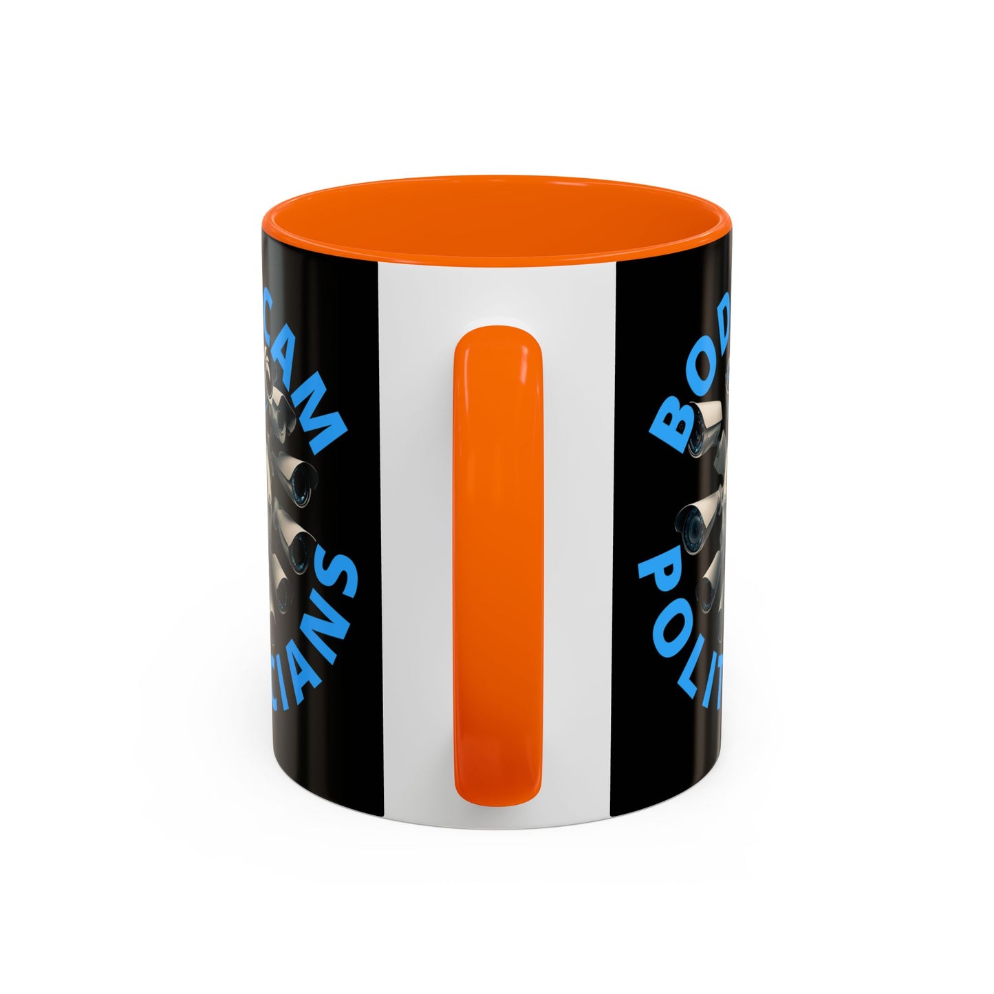 Bodycam the Politicians Cameras Black Accent Mug by theGreenDragonTavern.shop