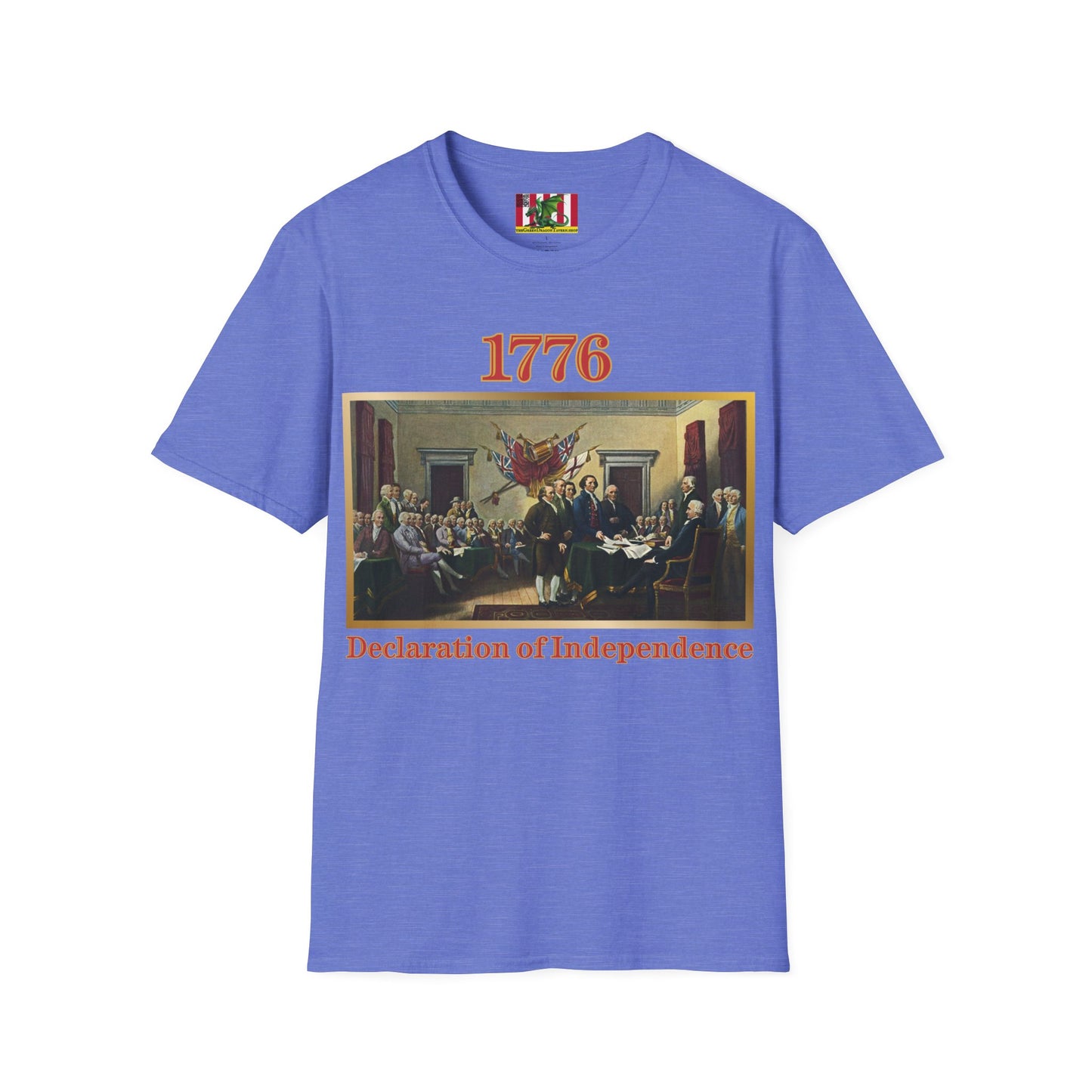 Declaration of Independence Light colors Unisex T-Shirt by theGreenDragonTavern.shop