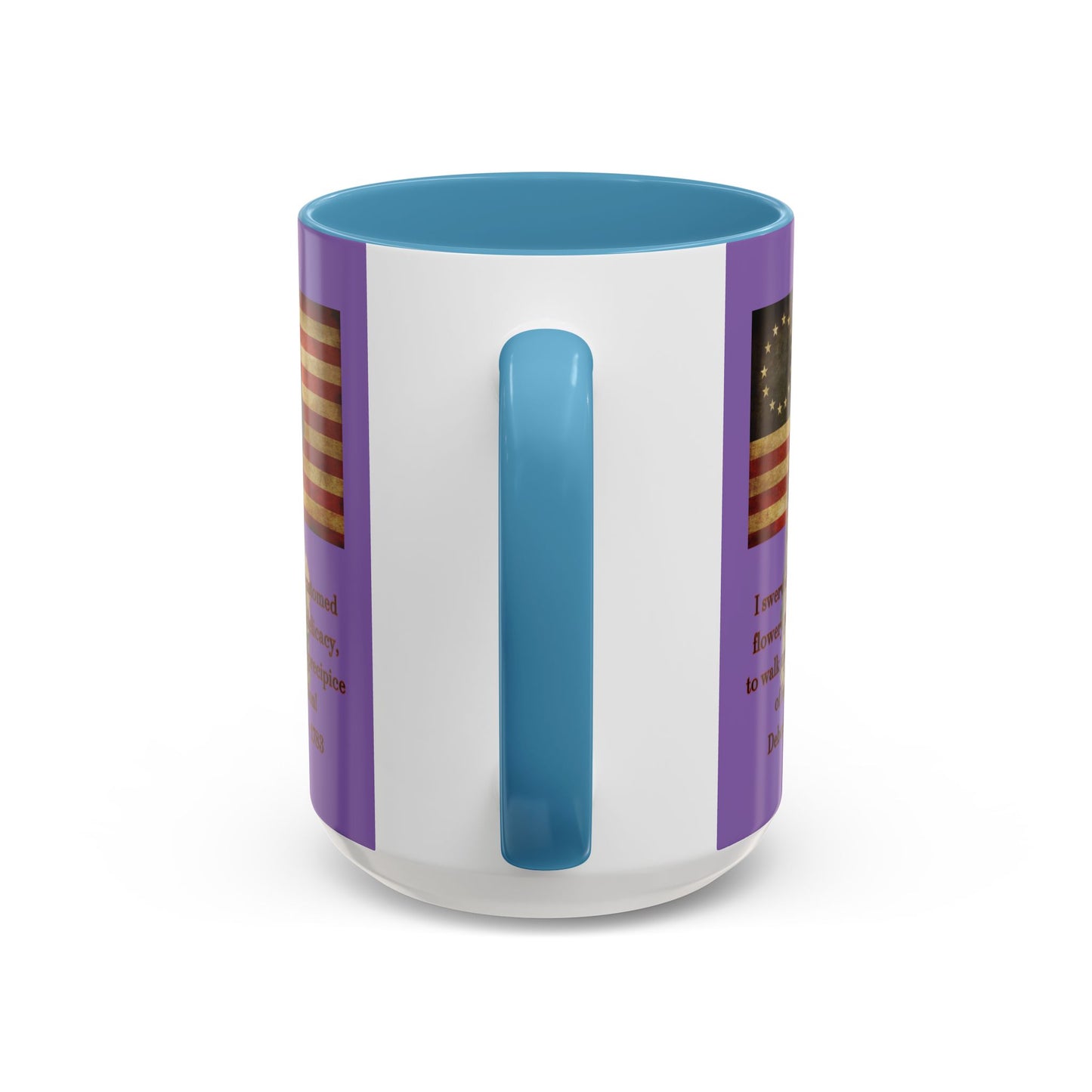 Deborah Sampson, America's Mulan Light Purple Accent Mug by theGreenDragonTavern.shop