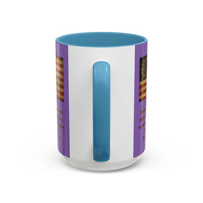 Deborah Sampson, America's Mulan Light Purple Accent Mug by theGreenDragonTavern.shop