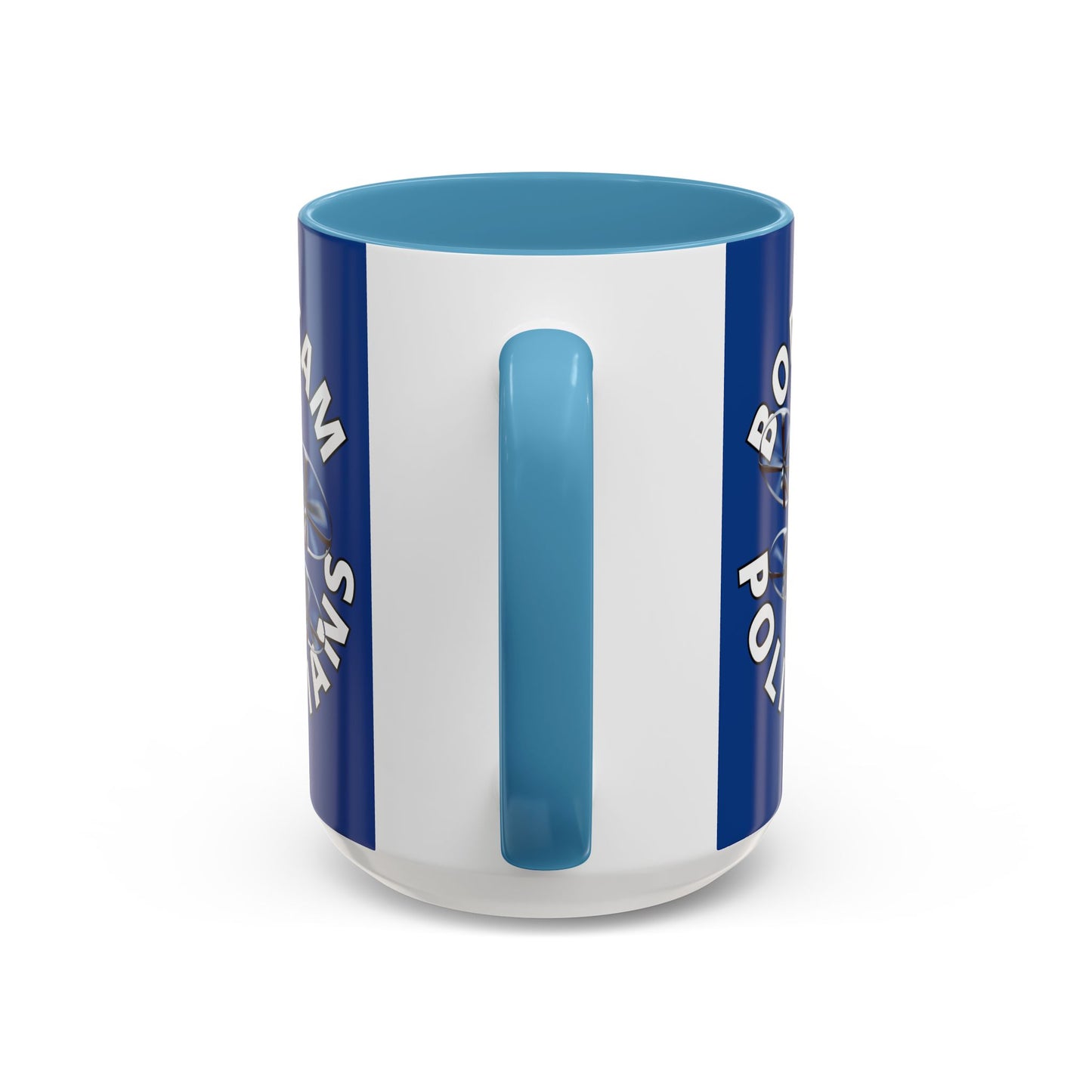 Bodycam the Politicians Drone Dark Blue Accent Mug by theGreenDragonTavern.shop