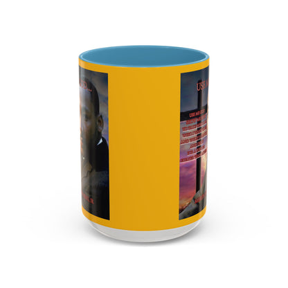 Use Me God, MLK Jr Yellow Accent Mug by theGreenDragonTavern.shop