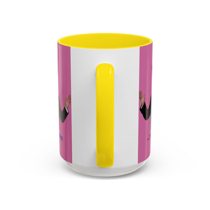 Trump...will be Trump Pink Accent Mug by theGreenDragonTavern.shop