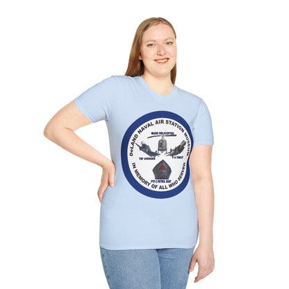 DNASM Student Art Navy Frame Lighter colors Unisex T-Shirt by theGreenDragonTavern.shop