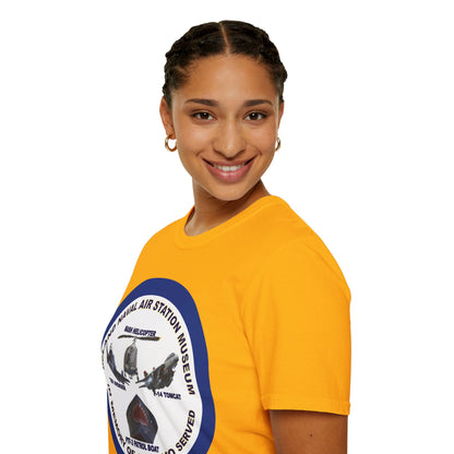 DNASM Student Art Navy Frame Lighter colors Unisex T-Shirt by theGreenDragonTavern.shop