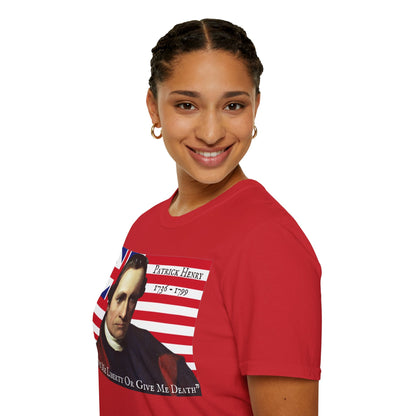 Patrick Henry Light colors Unisex T-Shirt by theGreenDragonTavern.shop