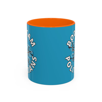 Bodycam the Politicians Drone Turquoise Accent Mug by theGreenDragonTavern.shop