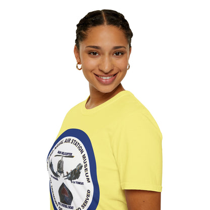 DNASM Student Art Navy Frame Lighter colors Unisex T-Shirt by theGreenDragonTavern.shop