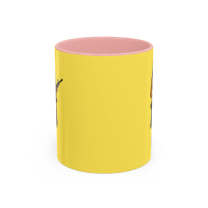 Hula Girl Packin' Heat Pineapple Accent Mug by theGreenDragonTavern.shop