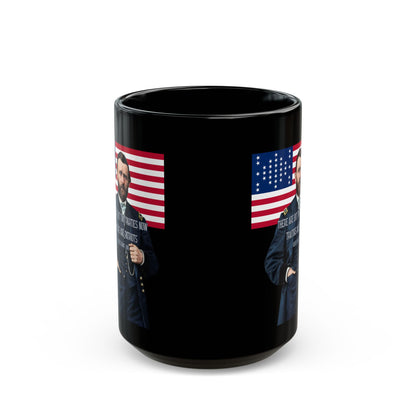 "Traitors and Patriots" Ulysses Grant Black Mug by theGreenDragonTavern.shop