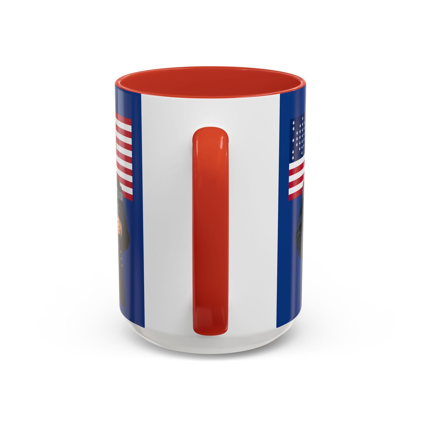 "Traitors and Patriots" Ulysses Grant Dark Blue Accent Mug by theGreenDragonTavern.shop