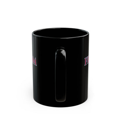 Freedom, Red font, Black Mug by theGreenDragonTavern.shop